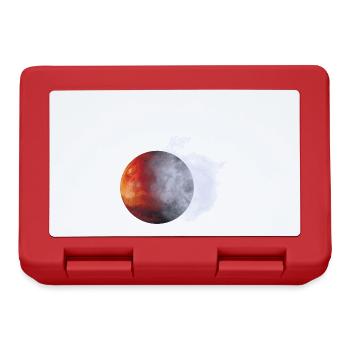Red moon in fog dust - Lunchbox - red - Front