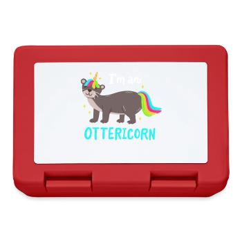 Otter Einhorn - Brotdose - Rot - Vorne