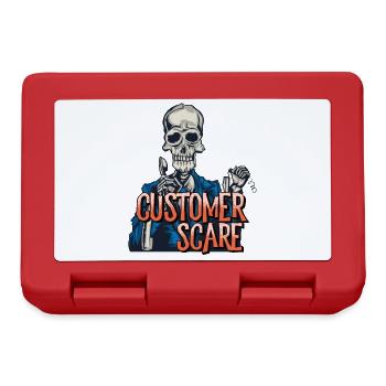 Customer Scare Care Zombie Phone Halloween - Lunchbox - red - Front