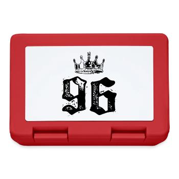96 Couronne numérique - Boîte à goûter - rouge - Devant