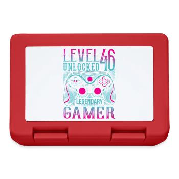 46th Birthday Level 46 Gamer Gaming Gaming - Lunchbox - red - Front