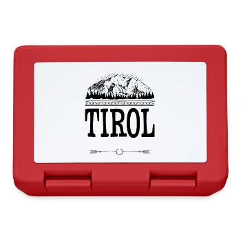 Tyrol Autriche - Boîte à goûter - rouge - Devant