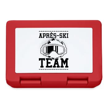 Après Ski Team - Brotdose - Rot - Vorne