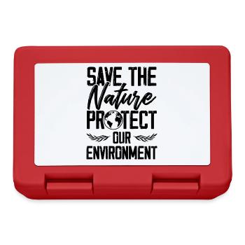 natutschutz recycle - Lunchbox - red - Front
