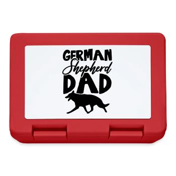 german shepherd papa - Lunchbox - red - Front