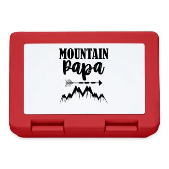 papa mountains - Lunchbox - red - Front