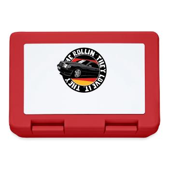 Sie sehen mich in meinem Auto fahren - Brotdose - Rot - Vorne