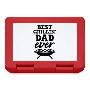 griller dad papa - Lunchbox - red - Front