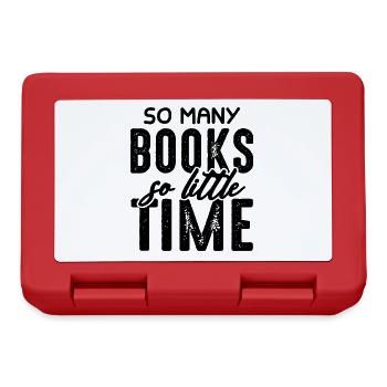 read many books - Lunchbox - red - Front