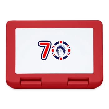 The Queens Platinum Jubilee 2022 | UK - Lunchbox - red - Front