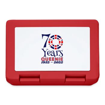 The Queens Platinum Jubilee 2022 | UK - Lunchbox - red - Front