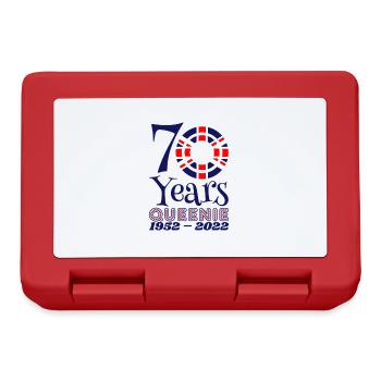 The Queens Platinum Jubilee 2022 | UK - Lunchbox - red - Front