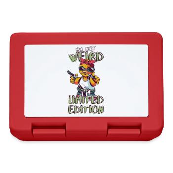 Cool Cartoon Chick - Limited Edition - Saying - Lunchbox - red - Front
