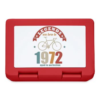 Radradfahrerjubiläum Jahrgang 1972 - Brotdose - Rot - Vorne