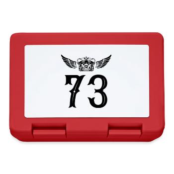 73 Number crown - Lunchbox - red - Front