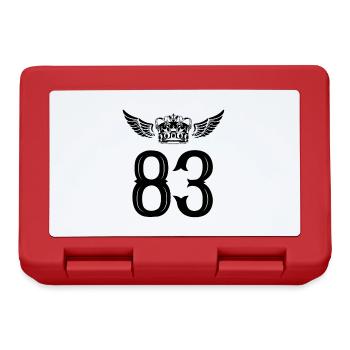 83 Number crown - Lunchbox - red - Front