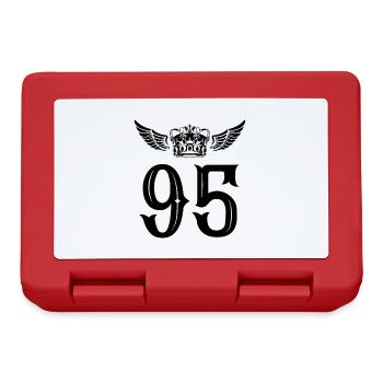 95 Couronne numérique - Boîte à goûter - rouge - Devant