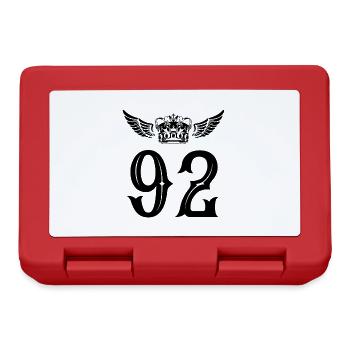 92 Number crown - Lunchbox - red - Front