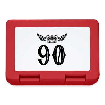 90 Number crown - Lunchbox - red - Front