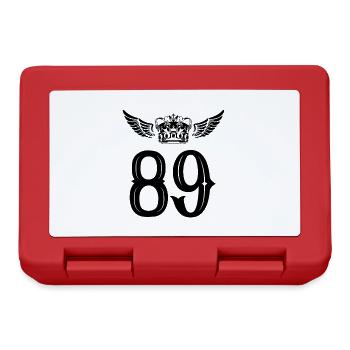 89 Number crown - Lunchbox - red - Front