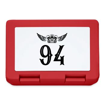 94 Couronne numérique - Boîte à goûter - rouge - Devant