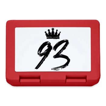 93 Number crown - Lunchbox - red - Front