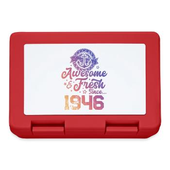 1946 awesome fresh - Brotdose - Rot - Vorne