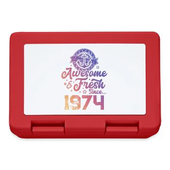 1974 awesome fresh - Brotdose - Rot - Vorne