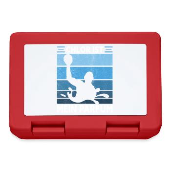 Wasserball Chlor ist mein Parfum Schwimmbad - Brotdose - Rot - Vorne
