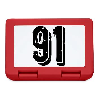 91 number jersey - Lunchbox - red - Front