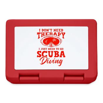 scuba diving therapy - Lunchbox - red - Front