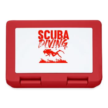 scuba diving - Lunchbox - red - Front