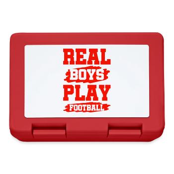 real boys football - Lunchbox - red - Front