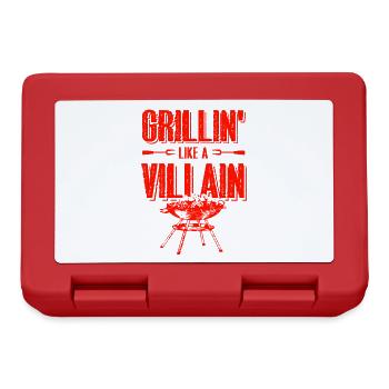 grillen lustiger spruch - Brotdose - Rot - Vorne