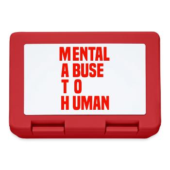 mathematics - Lunchbox - red - Front