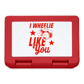 truck wheel - Lunchbox - red - Front
