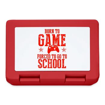 joueur scolaire - Boîte à goûter - rouge - Devant