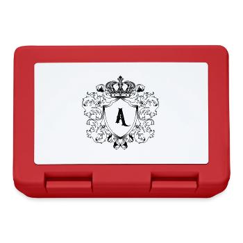 A letter coat of arms - Lunchbox - red - Front
