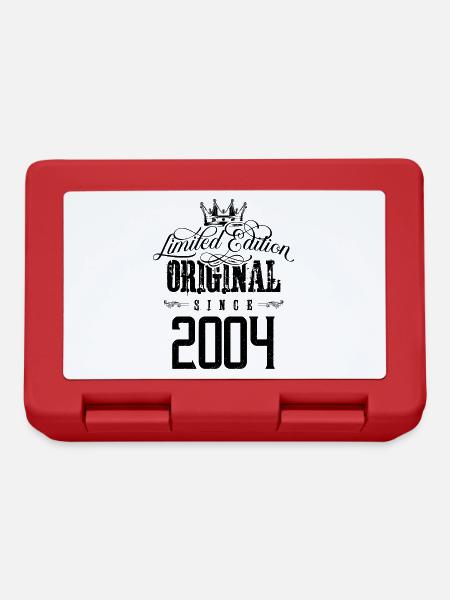 2004 limited edition - Lunchbox - red