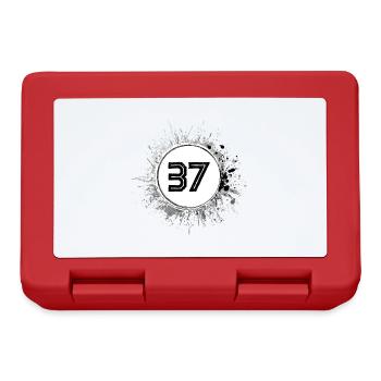 37 Number of blobs - Lunchbox - red - Front