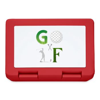 Golf - Golf Lovers - Brotdose - Rot - Vorne