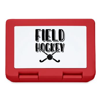 Hockey sur gazon - Boîte à goûter - rouge - Devant