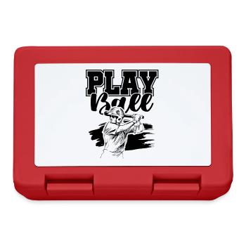 Baseball Sports - Lunchbox - red - Front
