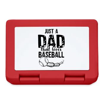 Baseball Dad - Lunchbox - red - Front