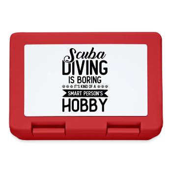 Diving Hobby Scuba Diving - Lunchbox - red - Front