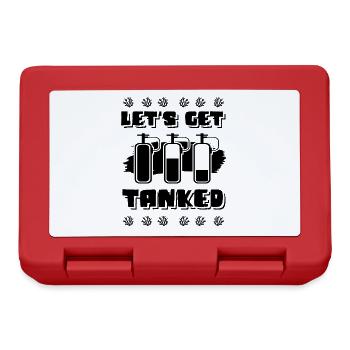 Diving scuba diving - Lunchbox - red - Front