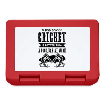 Bonne journée de cricket - Boîte à goûter - rouge - Devant