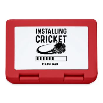 Installer le cricket - Boîte à goûter - rouge - Devant