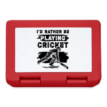 Cricket - Lunchbox - red - Front