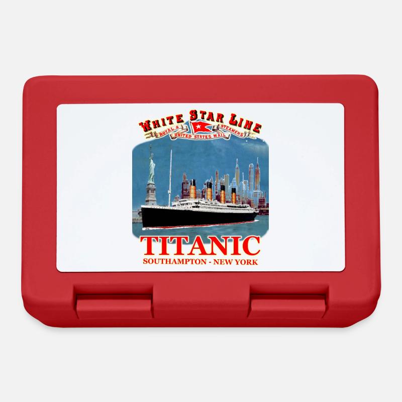 TITANIC Kreation Louis RUNEMBERG © Adagp - Brotdose - Rot